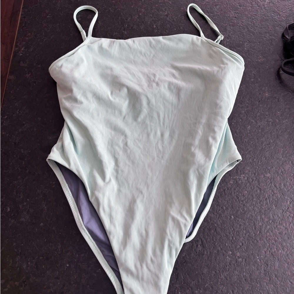 Jolyn Mint Green One-Piece Swimsuit surf